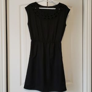 Banana Republic Factory Black Career Dress Sz 6
